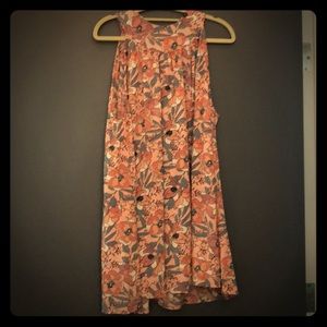 Floral shift dress